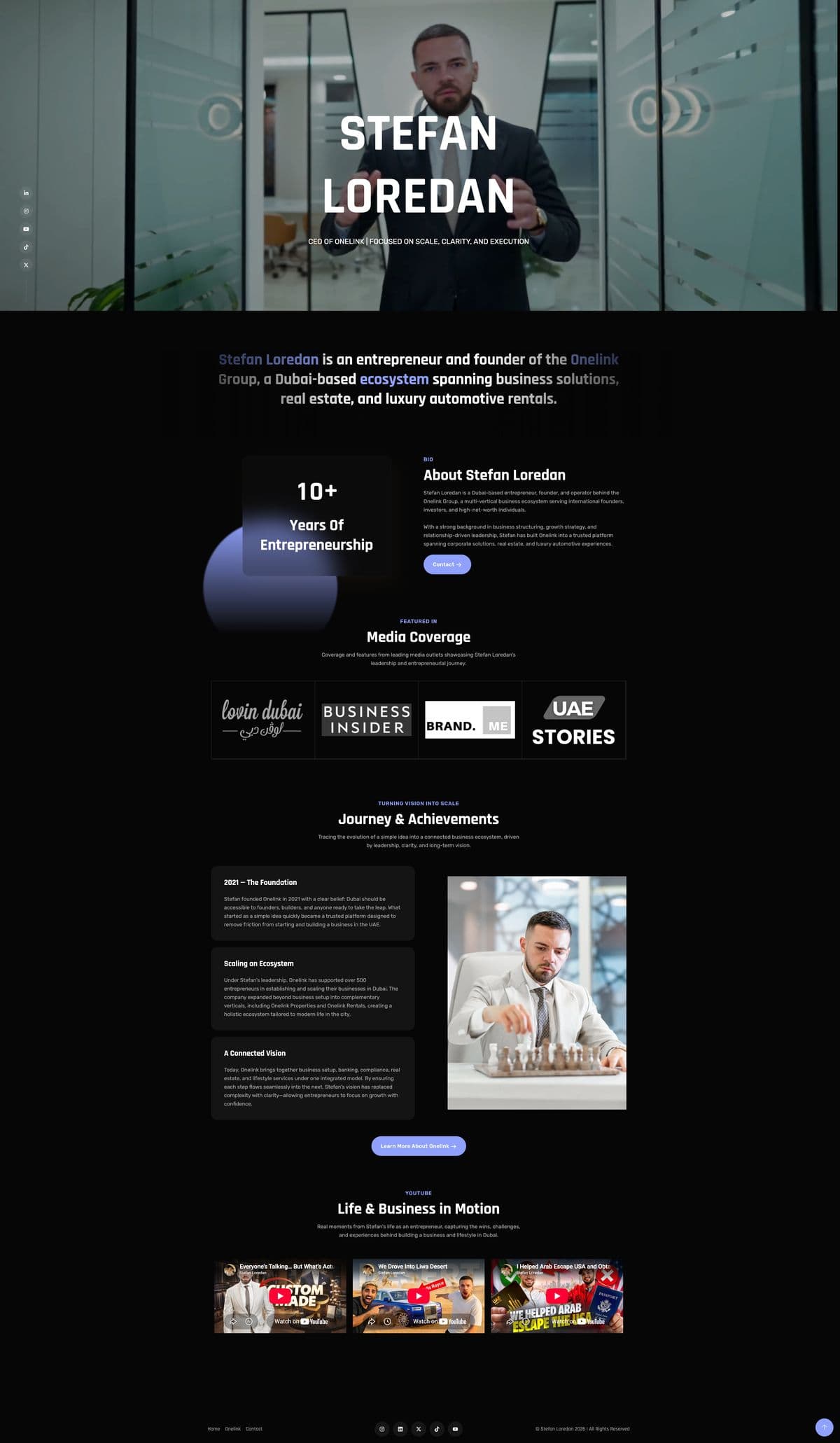 The Stefan Loredan site, top to bottom.